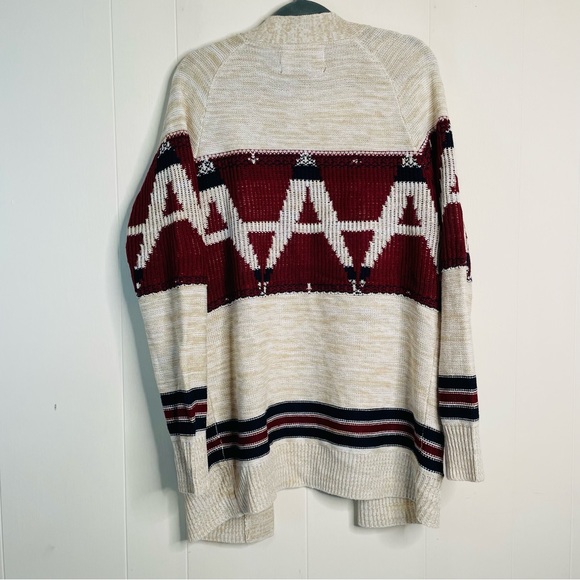 Vintage Design Options Beaded Snowflake Ornament Cardigan Christmas Sweater - Picture 8 of 12